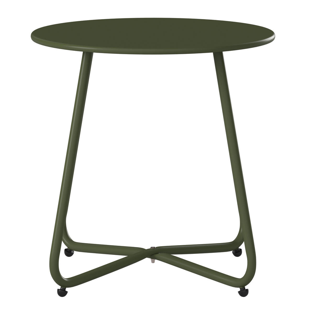 GARTENBEISTELLTISCH Uni Grün ca. 45 / 45 cm - Grün, Metall (45/1/45cm) - Mömax