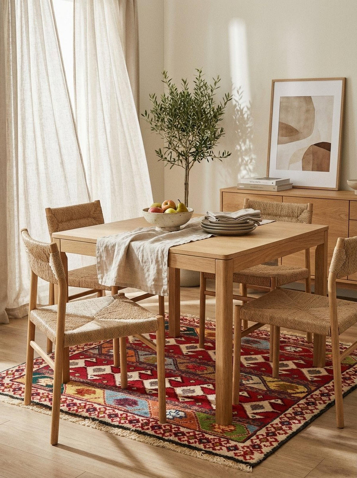 TEPPICH Gashgai Mehrfarbig 65/63 cm Schurwolle - Multicolor, Textil (63/65cm) - Looma