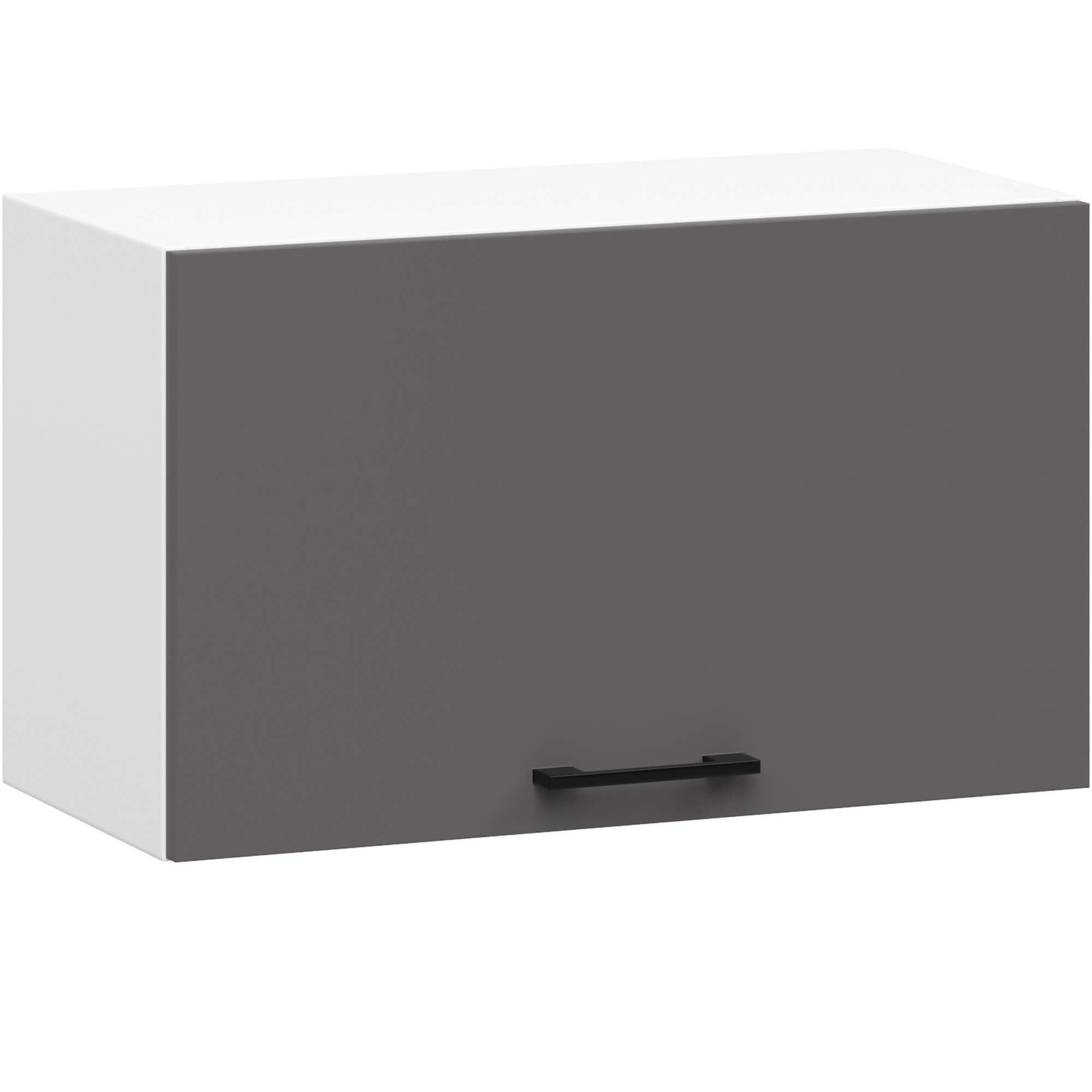 HÄNGESCHRANK Weiß, Graphit Grau 29/60/30 - Graphitfarben/Weiß, Holzwerkstoff (60/29/30cm) - RAUMHIRSCH FURNITURE