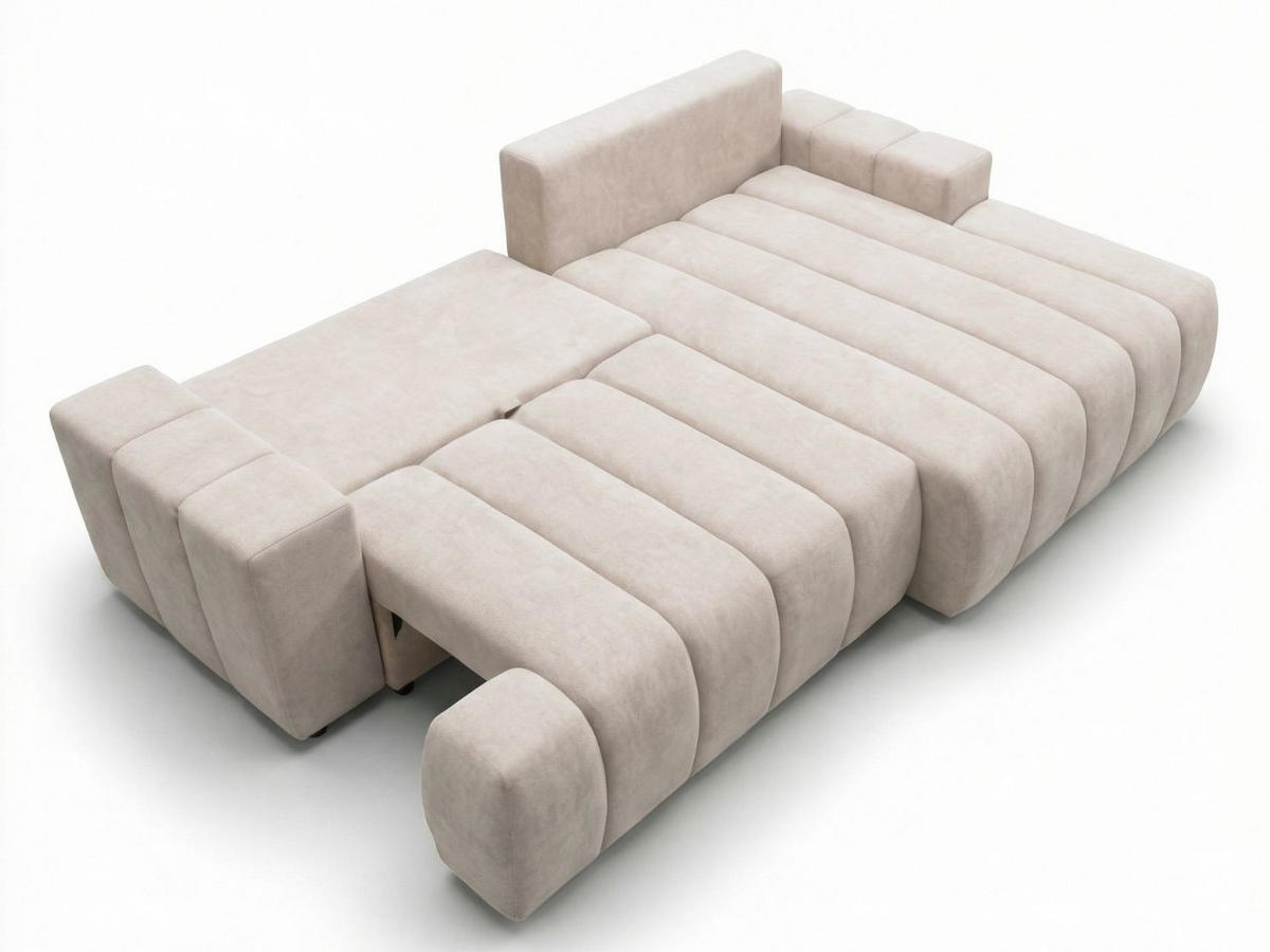 ECKSOFA Caleo Beige Rechts - Beige, Holz/Textil (270/170cm) - Graingold