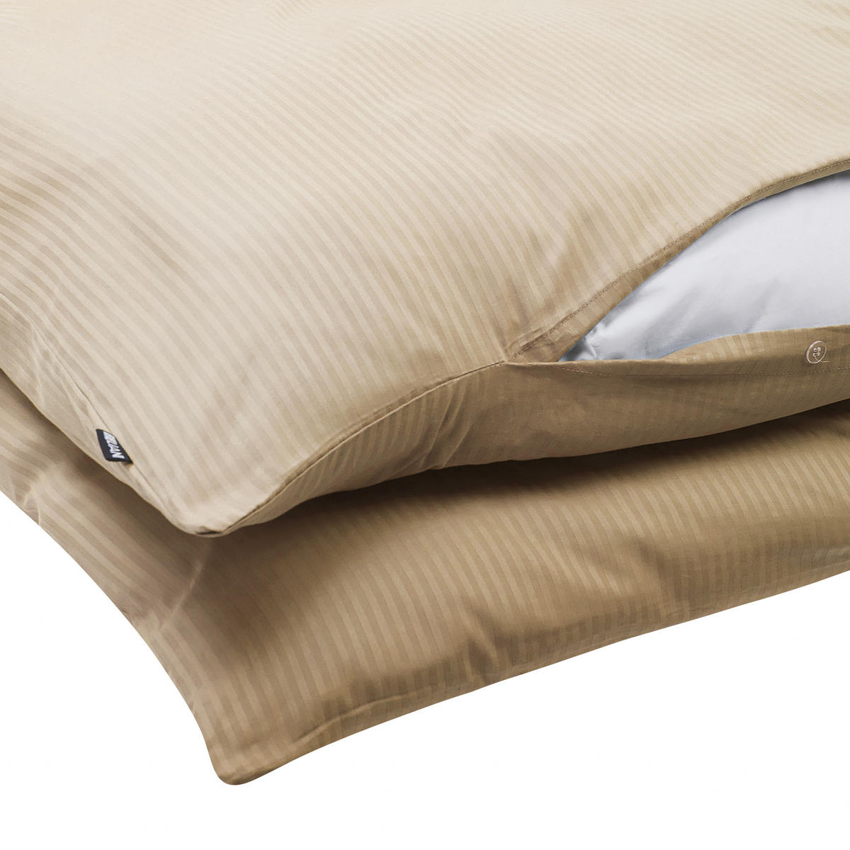 BETTWÄSCHE SET Avondale 240x220 cm - Beige, Textil (240/220cm) - Beliani