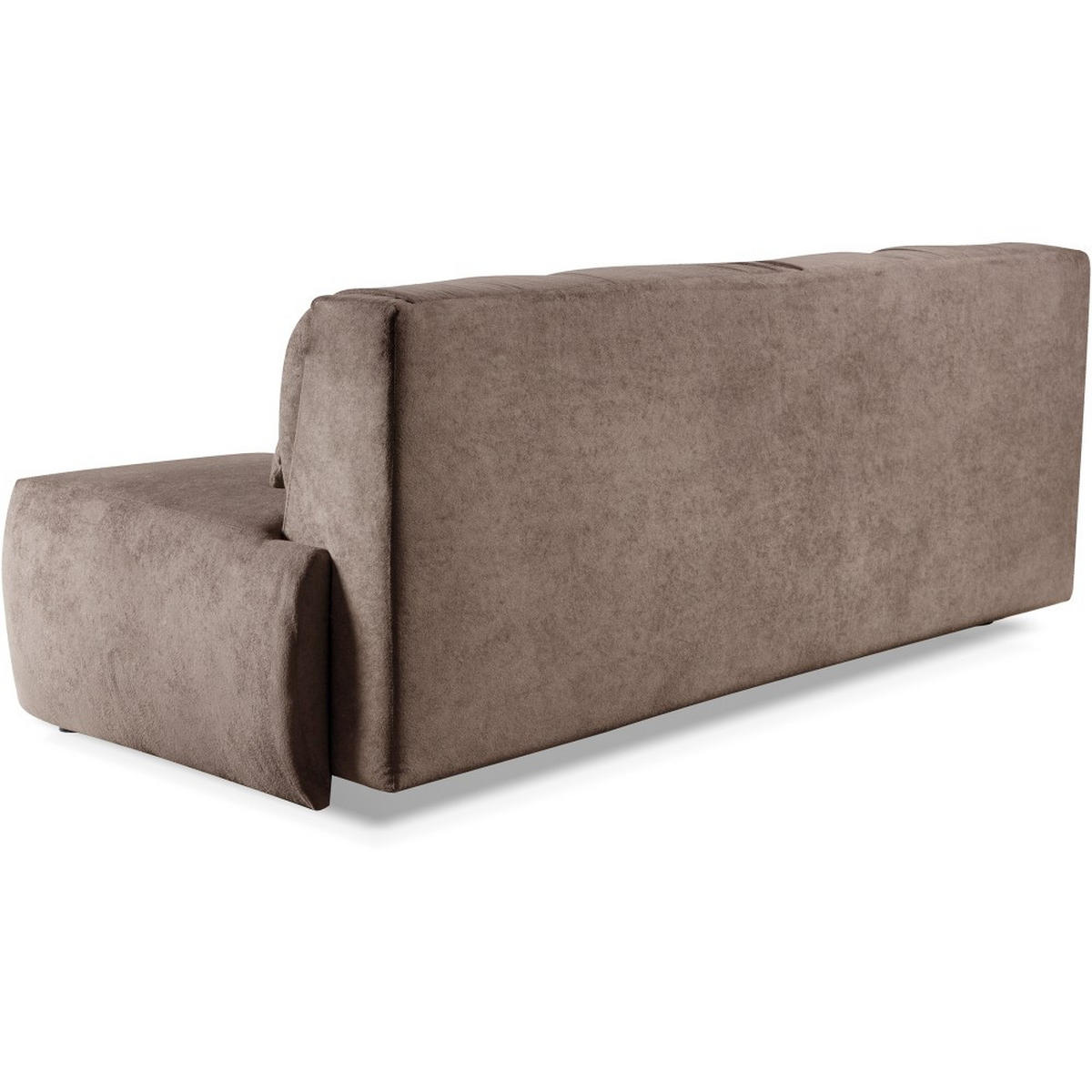 SCHLAFSOFA 3-Sitzer Trevi mit Schlaffunktion, Braun - Schwarz/Braun, Textil (206/82/91cm) - Beautysofa