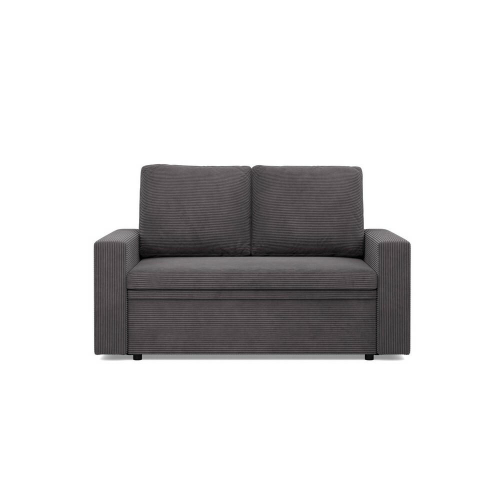 SOFA Neo mit gerader Armlehnen dunkelgrau - Dunkelgrau, Textil (148/90/87cm) - SIMKAM Furniture