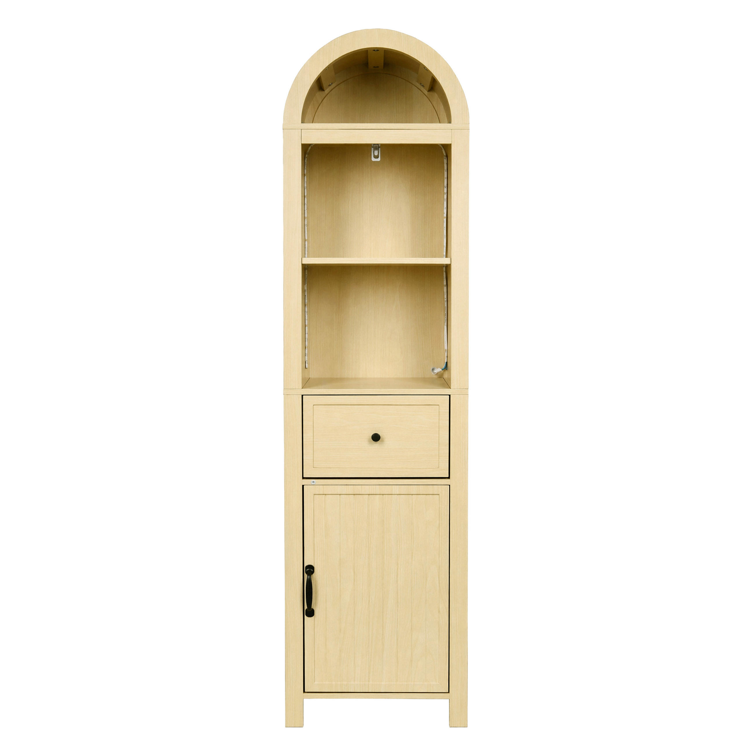 Oxeza Hochschrank Natur 30x163x40 cm