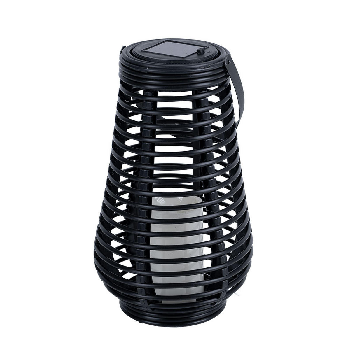 LED AUSSENLEUCHTE Solarlampe Schwarz - Schwarz, Kunststoff (18/18/26cm)