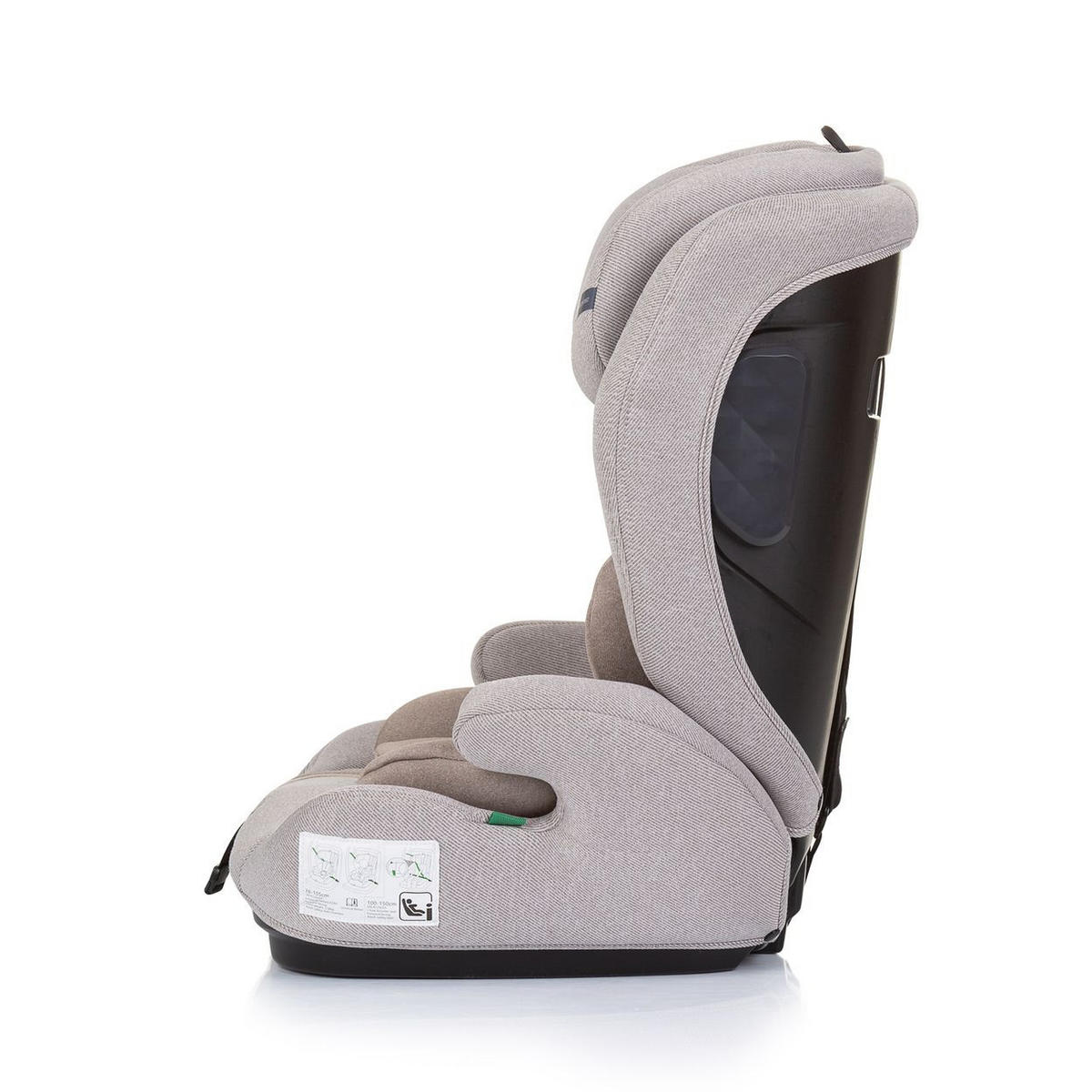 KINDERSITZ Icon i-Size (76-150cm) beige Gruppe 1/2/3 Isofix verstellbar - Beige, Kunststoff (44/61/45cm) - Chipolino