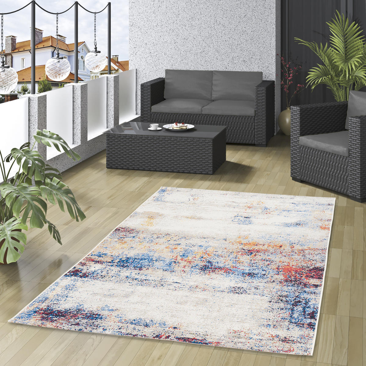 IN- UND OUTDOOR TEPPICH MALIBU - Creme, Textil (200/285cm) - Pergamon