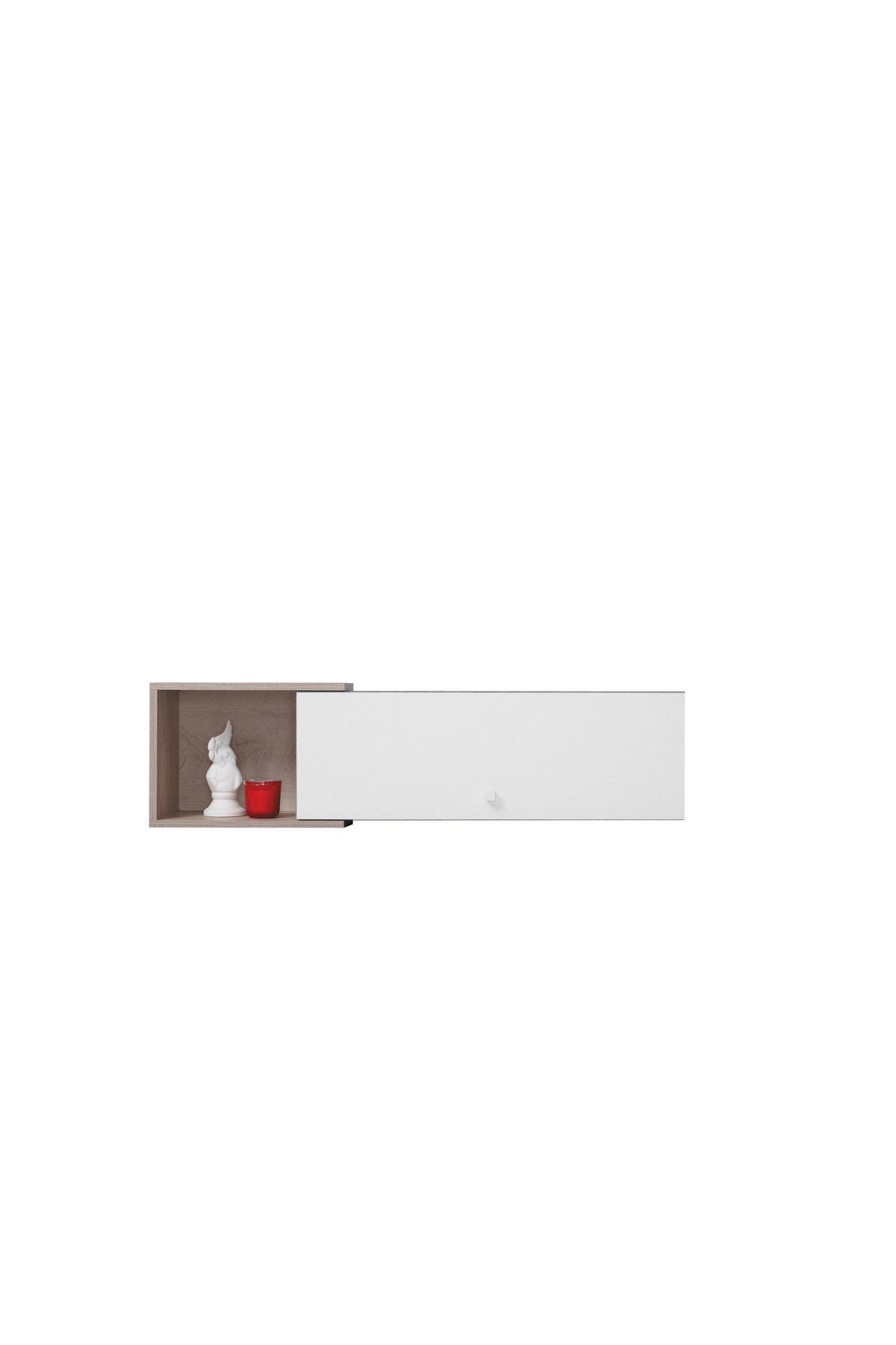 SCHLAFZIMMER Set 6-tlg. SIGMA System – Weiß / Sonoma Eiche - Eichefarben, Holzwerkstoff (135/190/135cm) - hi-markt