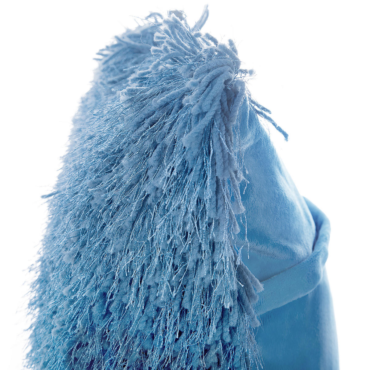 DEKOKISSEN 2er-Set Hellblau 45/45 cm Cide - Hellblau, Textil (45/45cm) - Beliani