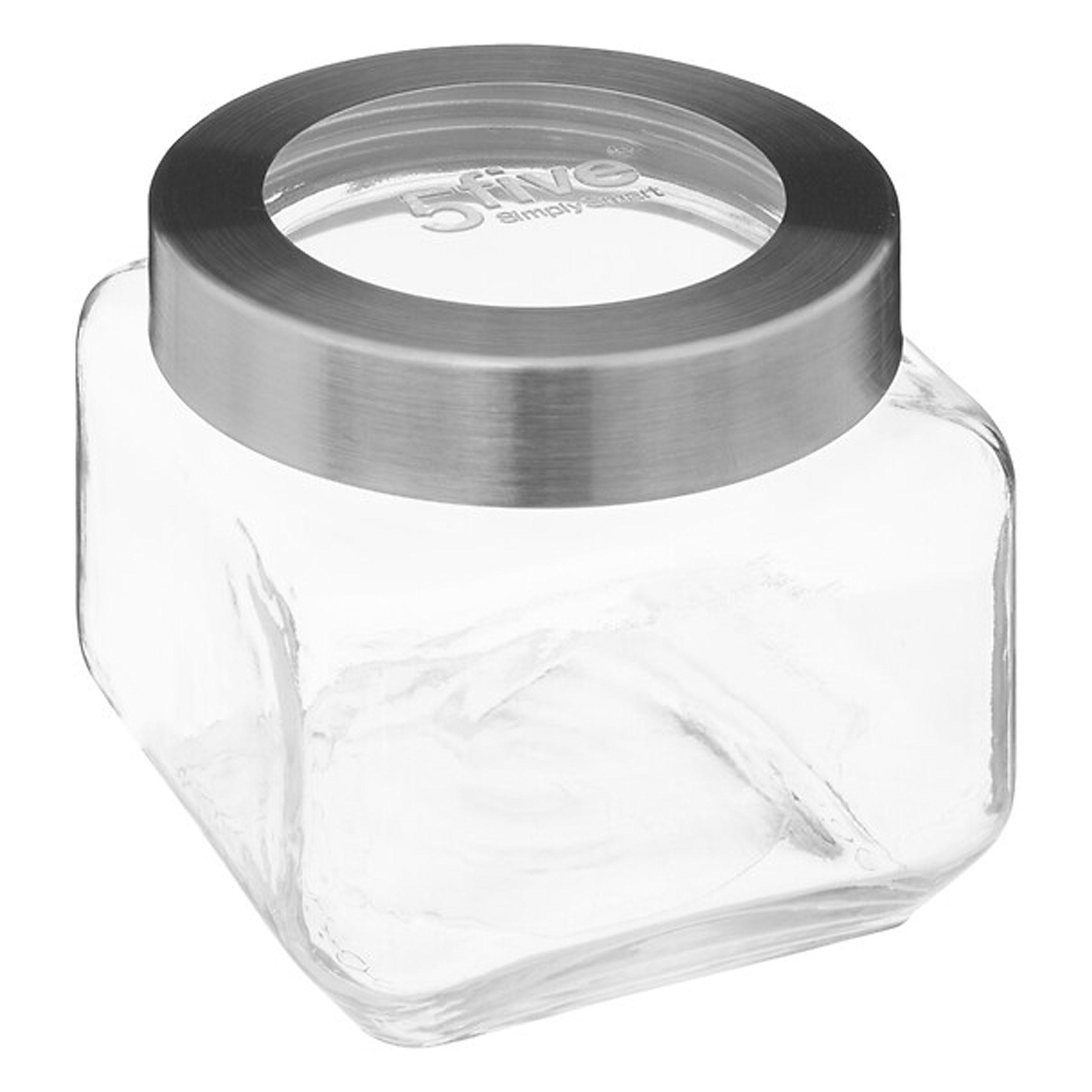 EINMACHGLAS Miro, Glas, Stahl, Acryl, Transparent, 800 ml - Transparent, Glas (0.8L) - 5five Simply Smart