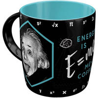 KAFFEETASSE 330 ml Celebreties Einstein Energy = Me + Coffee - Multicolor, Keramik (0.33L) - Nostalgic-Art