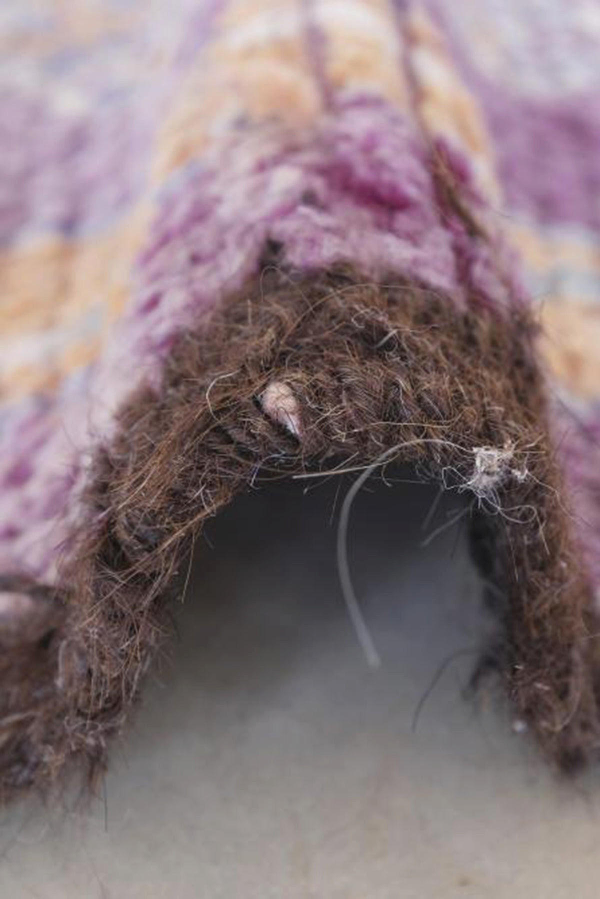 BERBERTEPPICH aus reiner Wolle 167x 306 cm - Lila, Naturmaterialien (167/306cm) - AFK Living