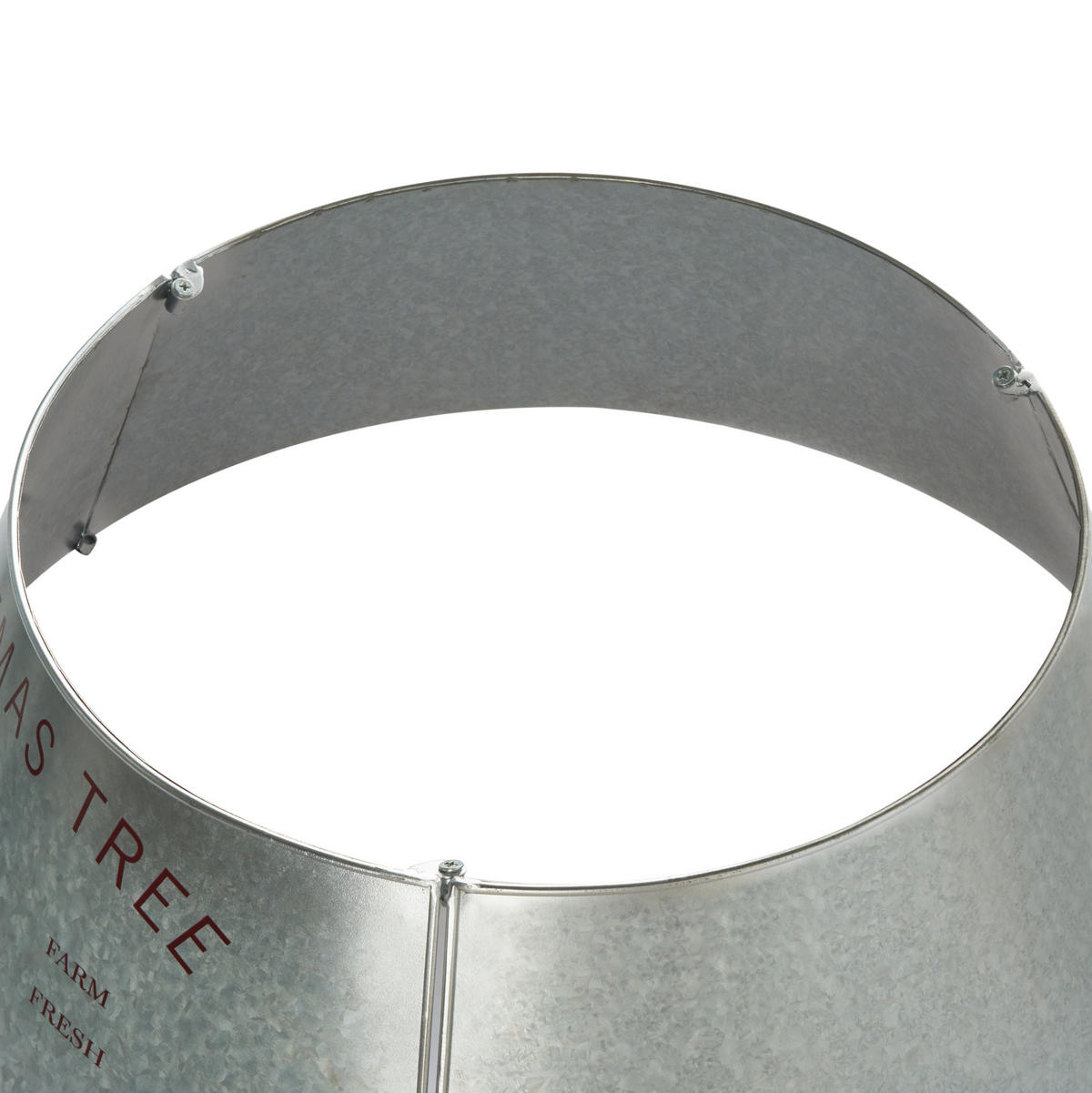 WEIHNACHTSBAUMKRAGEN 25 cm Silber Rovaniemi - Silberfarben, Metall (25cm) - Beliani