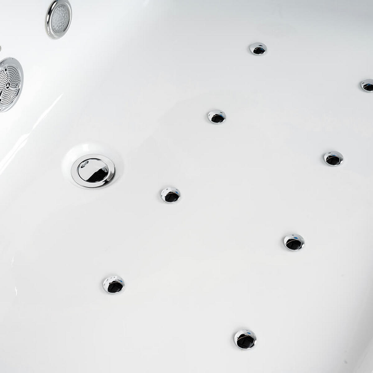 WHIRLPOOL ATLANTIC - Größe: M - Weiß, Keramik (175/60/85cm) - Home Deluxe