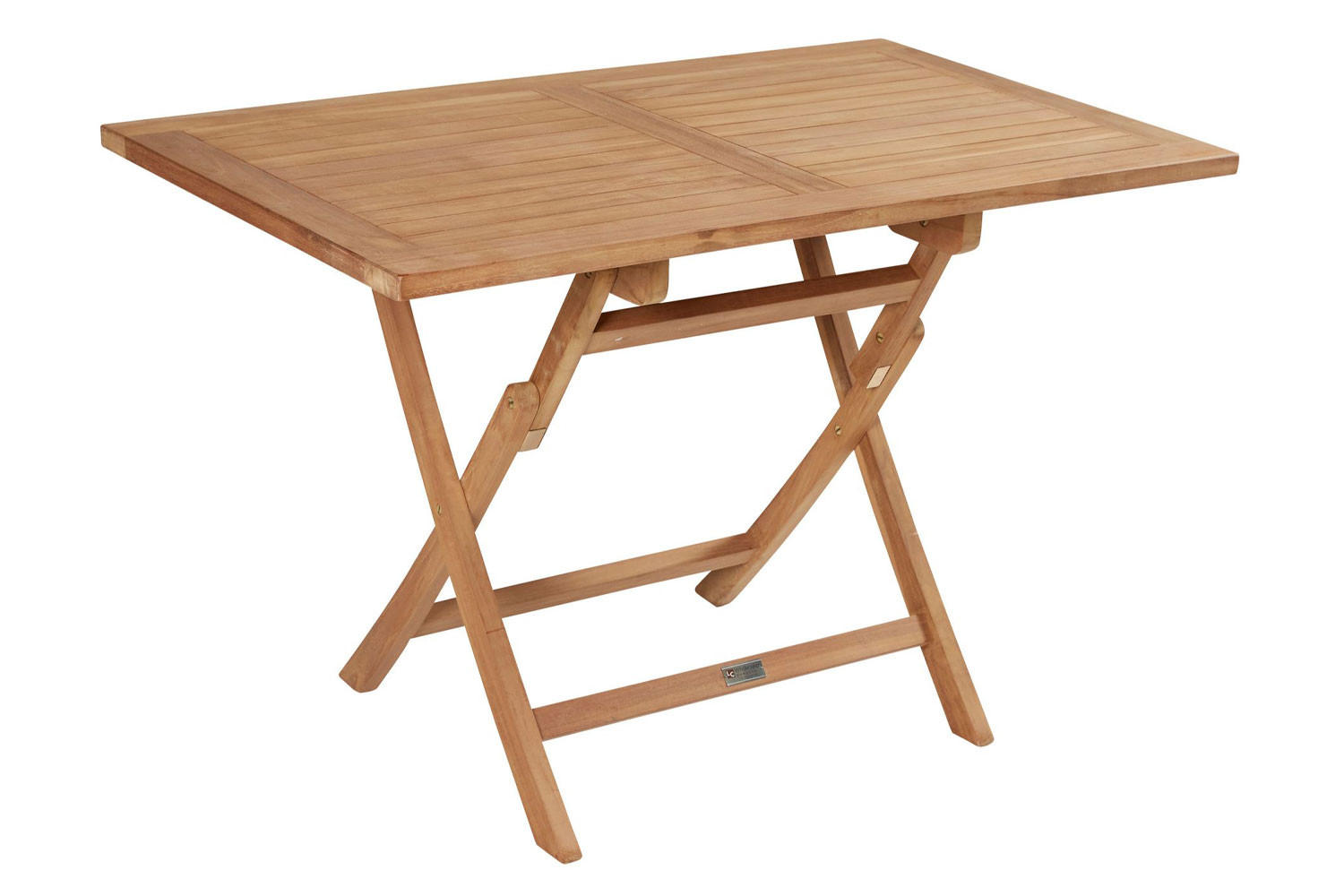 GARTENKLAPPTISCH Colorado 120x70x75 cm, Holz, natur - Naturfarben/Teakfarben, Holz (120/70/75cm) - dasmöbelwerk