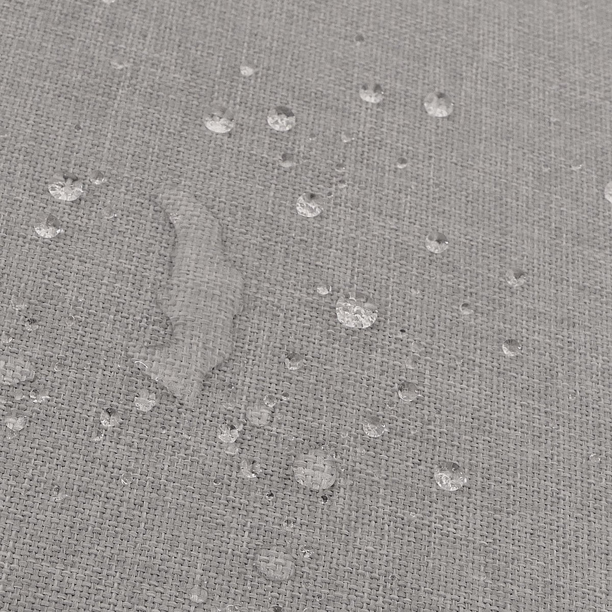 GARTENSTUHL 2er-Set aus Aluminium HxBxT 84x59x63cm Sitzhöhe 46cm Olefin (200 g/m²) Seilgeflecht Rope Hellgrau Kissen Hellgrau - Hellgrau, Metall (59/84/63cm) - PROREGAL