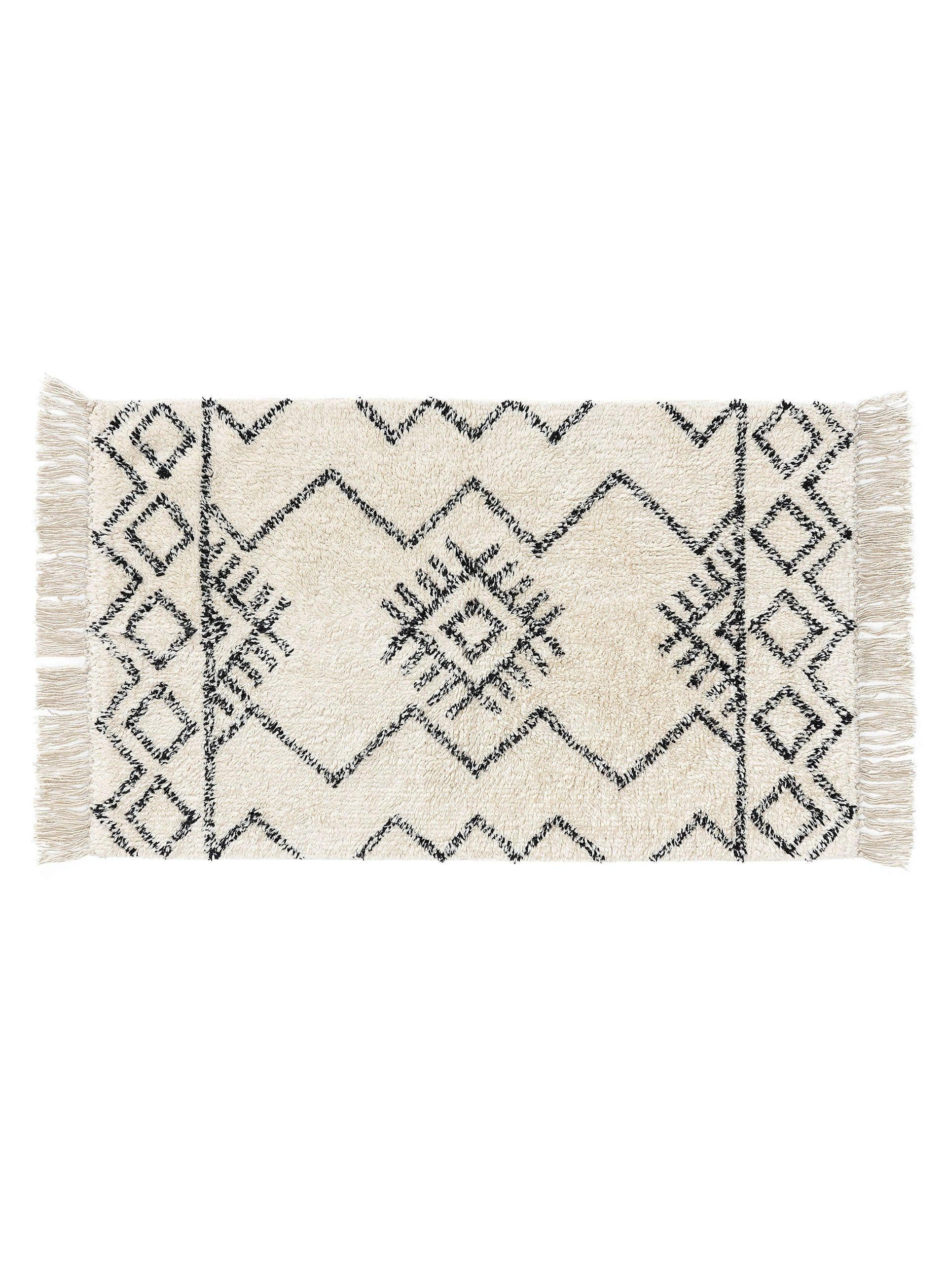 BADEMATTE Naomi Cream 60x100 cm - Creme, Textil (60/100cm) - benuta Nest