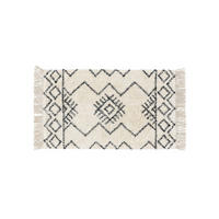 BADEMATTE Naomi Cream 50x80 cm - Creme, Textil (50/80cm) - benuta Nest