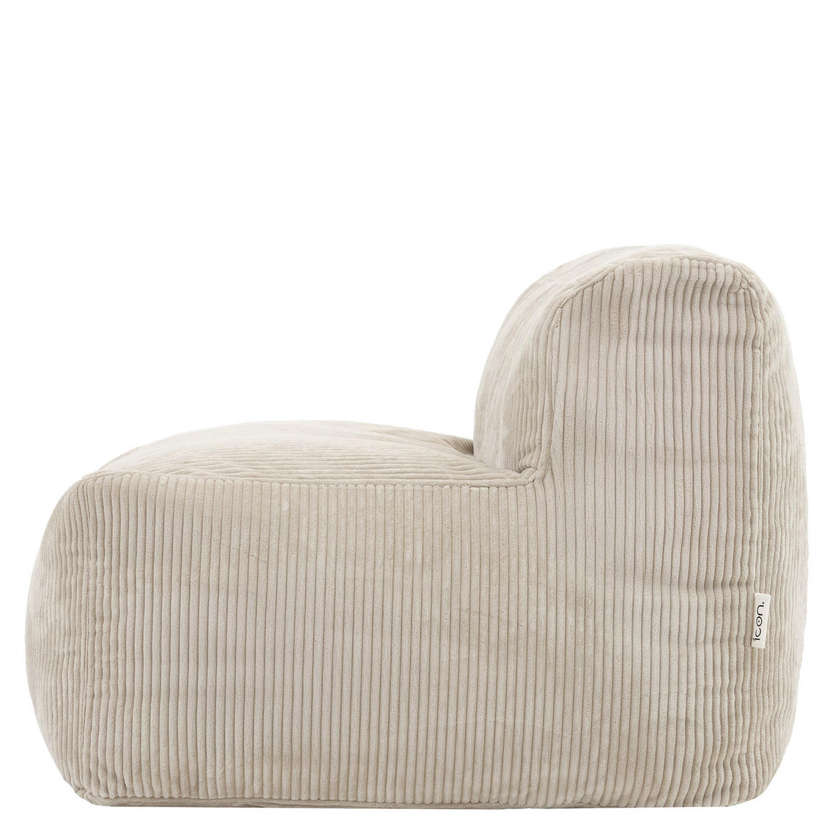 SITZSACK-SESSEL ZEN modular Cord - Beige, Textil (95/68/100cm) - icon