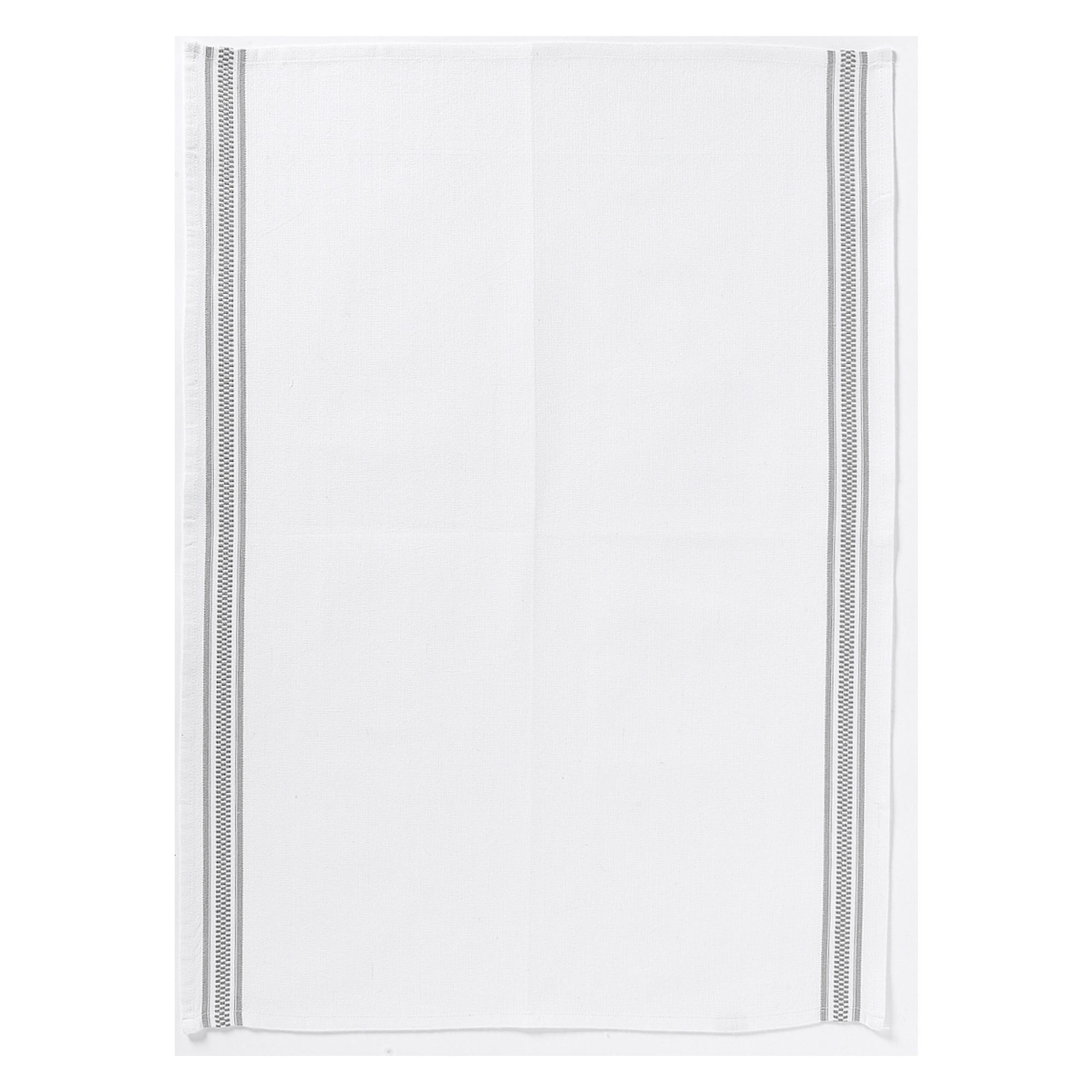 GESCHIRRTUCH Bande Damier grau 50 x 70 cm - Grau, Textil (70/50cm) - Winkler