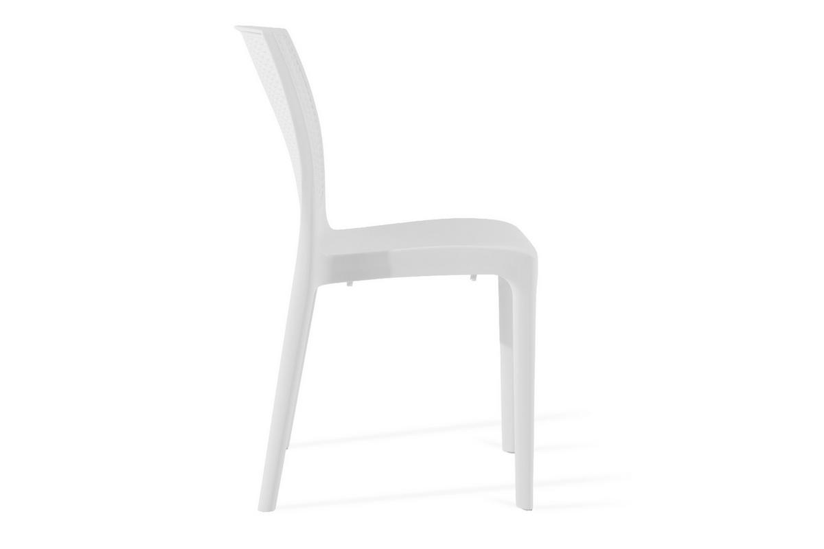 GARTENSTUHL RANTU 2-tlg, Weiß - Weiß, Kunststoff (45/84/55cm) - KONSIMO®