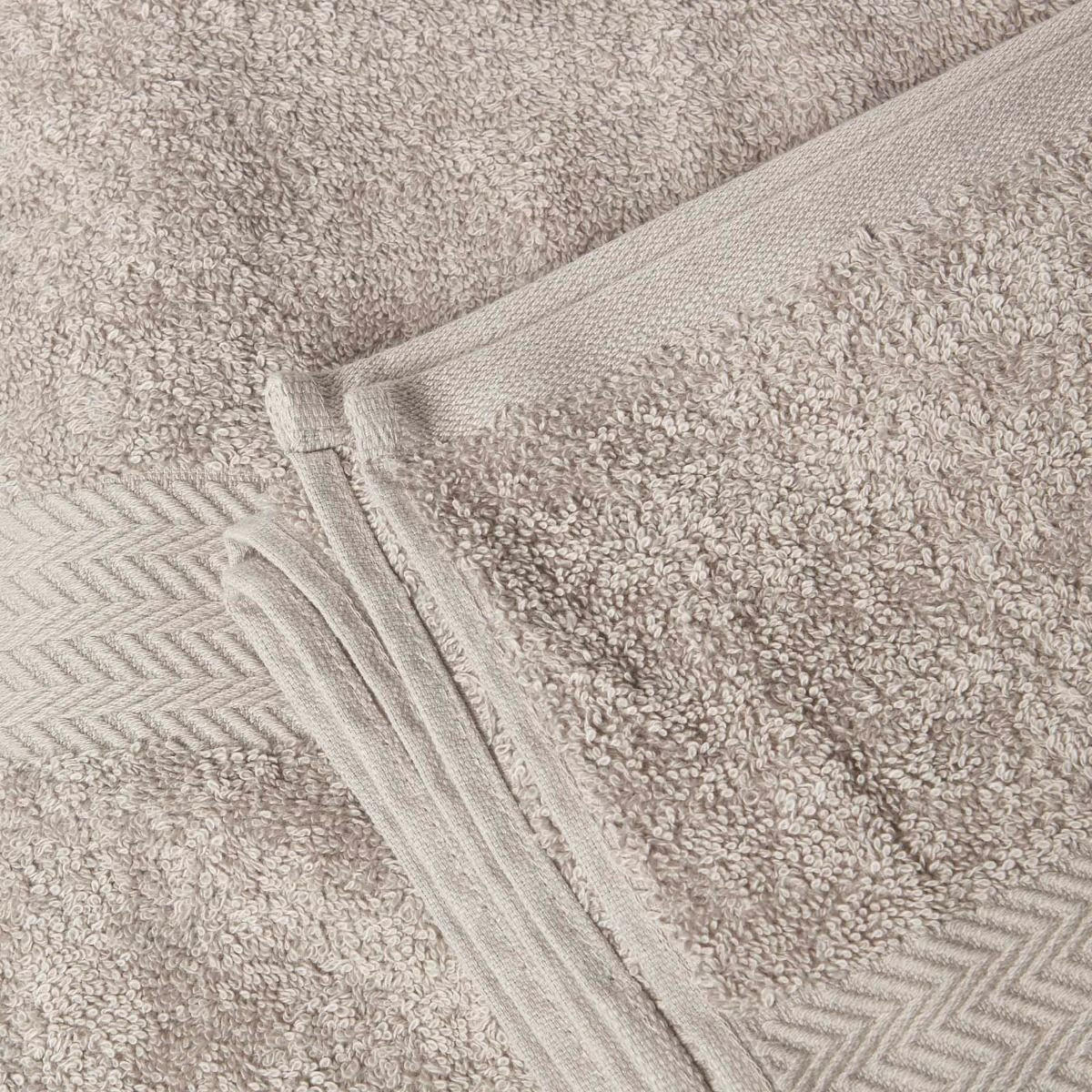 SEIFTUCH Comfort 4er-Set hellgrau 30/30 cm - Hellgrau, Textil (30/30cm) - Homescapes