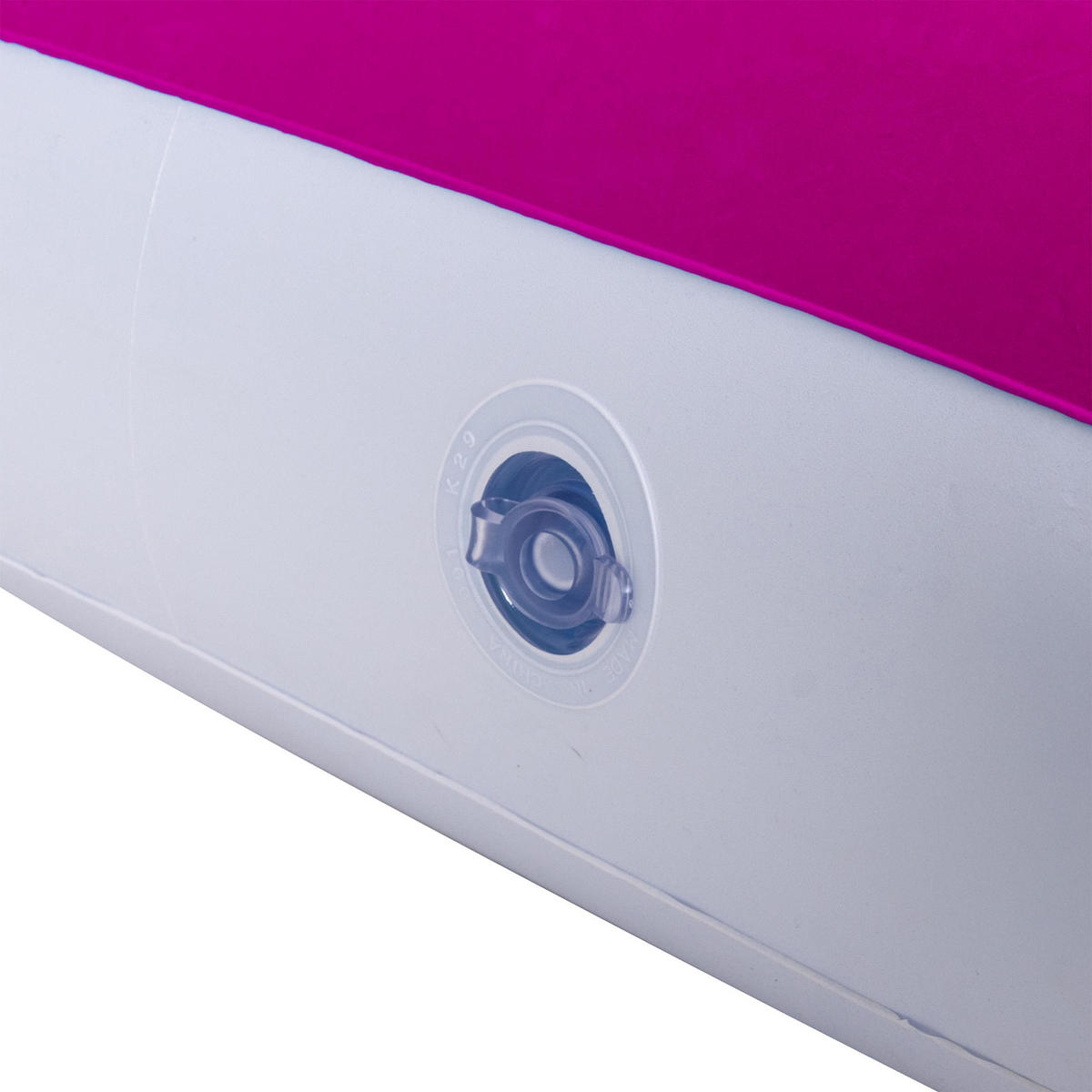 LUFTBETT Luftmatratze Camping Kinder 157 x 66 x 23 cm rosa aufblasbar ohne Pumpe - Rosa, Kunststoff (66/157cm) - Avenli