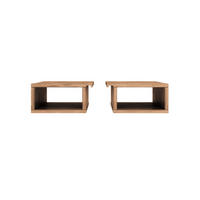 NACHTTISCH 2er Set PENNY Wildeiche - Wildeiche, Holz (34/17/30cm) - byoak