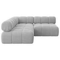 ECKSOFA modulares Sofa Samaro-L1 - 190x190x70 cm Grau Cord - Grau, Holzwerkstoff/Textil (190/190cm) - ALTDECOR