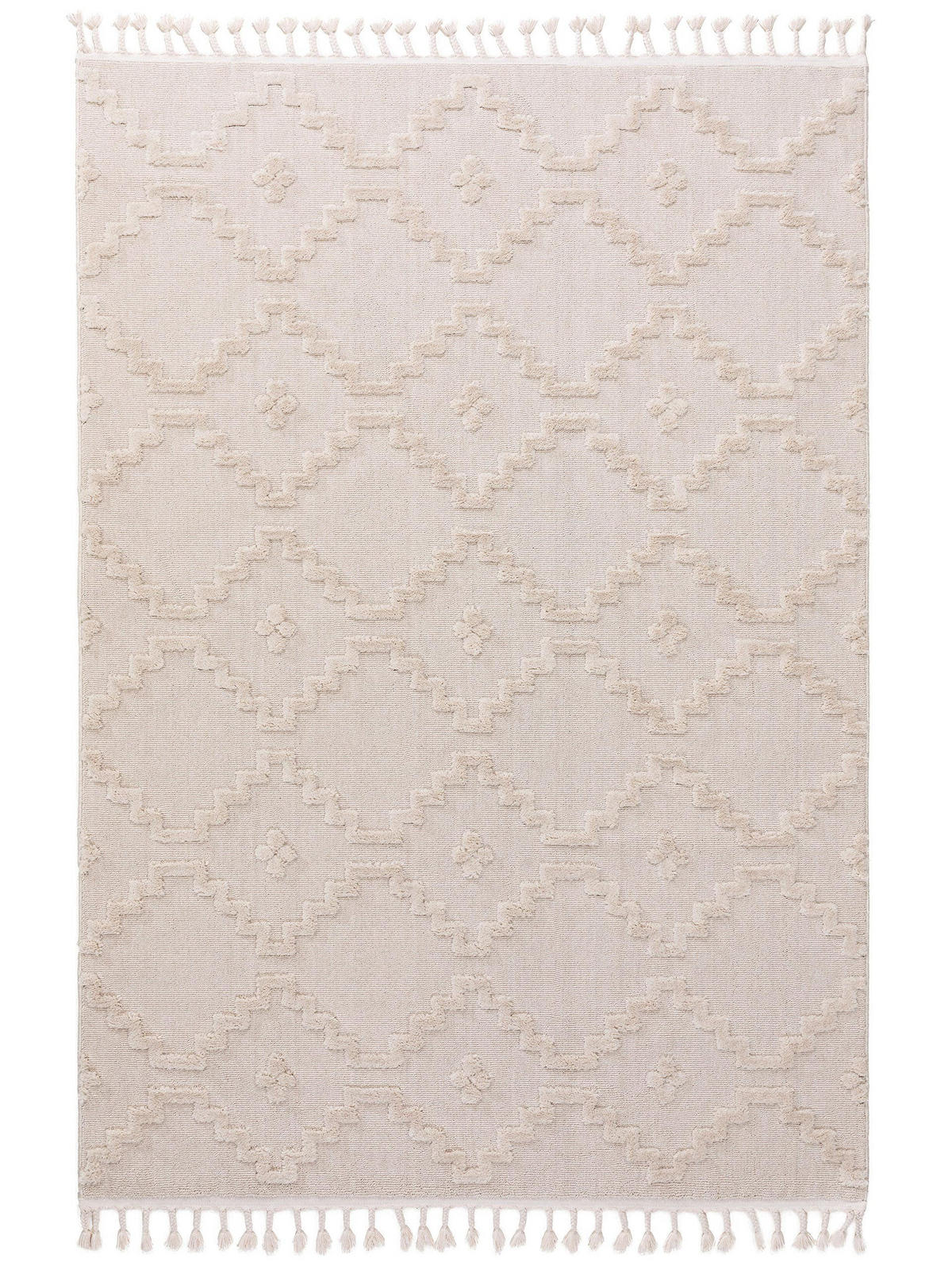 TEPPICH Oyo Cream 200x290 cm - Creme, Textil (200/290cm) - benuta Pop