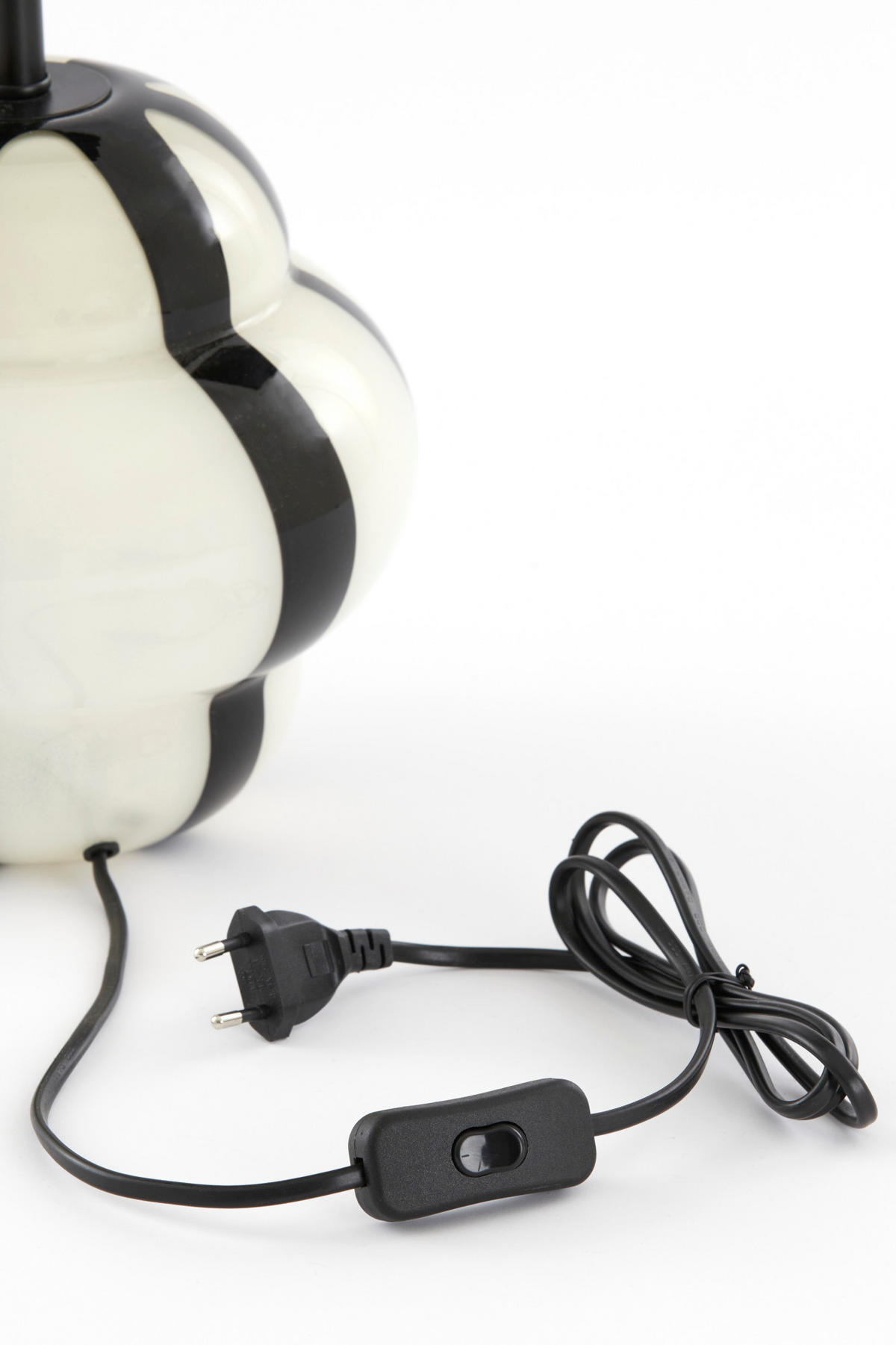 LAMPENFUSS Ylien Weiß Ø22/28 cm - Weiß, Glas (22/22/28cm) - Light & Living