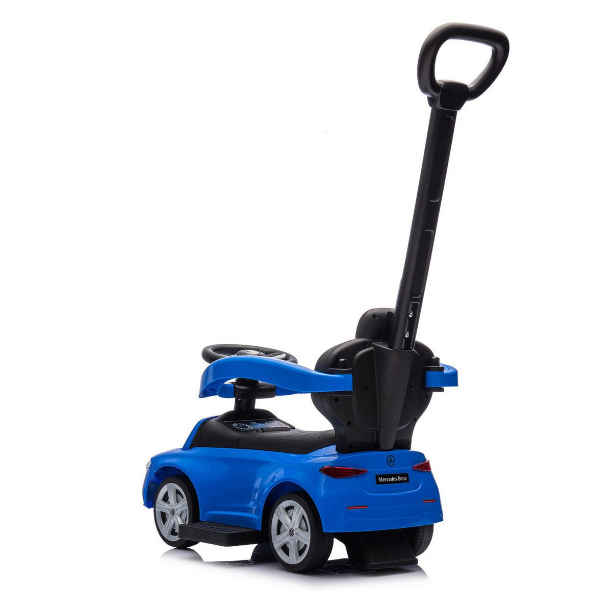 RUTSCHER Mercedes Benz C-Klasse blau Stauraum Fußstütze Schiebegriff Hupe - Blau, Kunststoff (84/40/83cm) - Chipolino