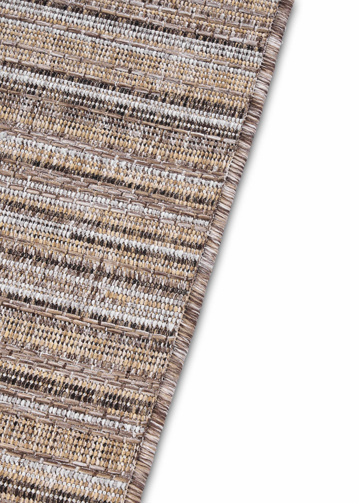 TEPPICH YUCANA Braun Outdoor Flachgewebe 80/150 cm - Braun, Textil (80/150cm) - Tapiso