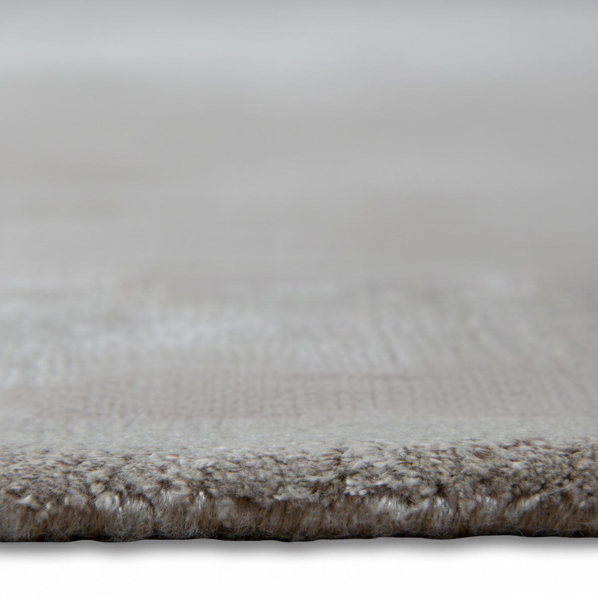 TEPPICH VISKOSE HANDGEWEBT BAMBOO 120/170 Taupe - Taupe, Naturmaterialien (120/170cm) - Consilio Concept