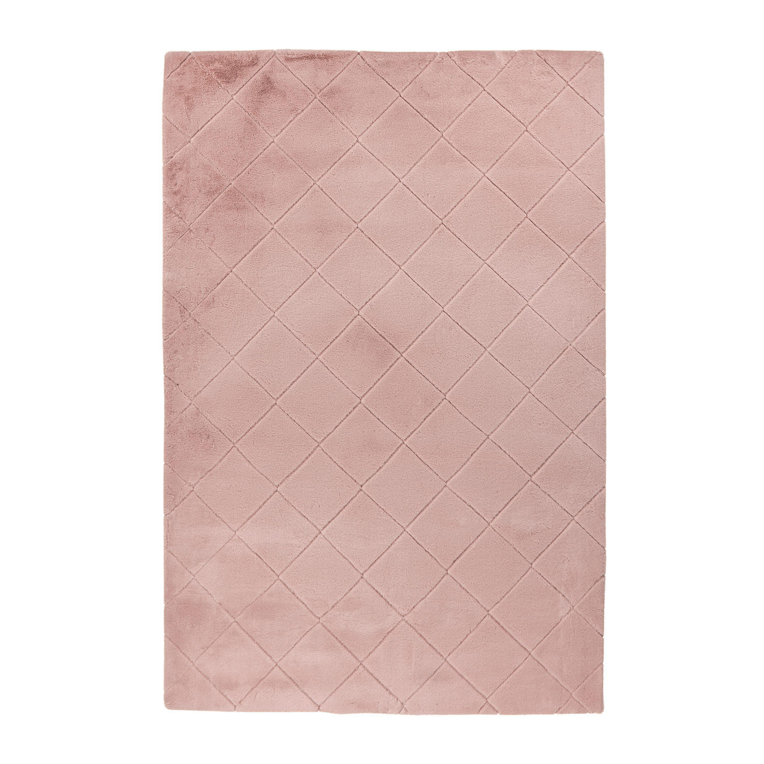 HOCHFLOR-TEPPICH Moment 600 Puderrosa 80x150 cm - Rosa, Textil (80/150cm) - carpet city