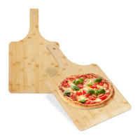 2XPIZZASCHIEBER - Hellbraun, Holz (50/1/30cm) - Relaxdays