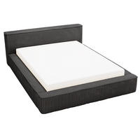 POLSTERBETT Lago 140x200 Schwarz - Schwarz, Textil (140/200cm) - Graingold