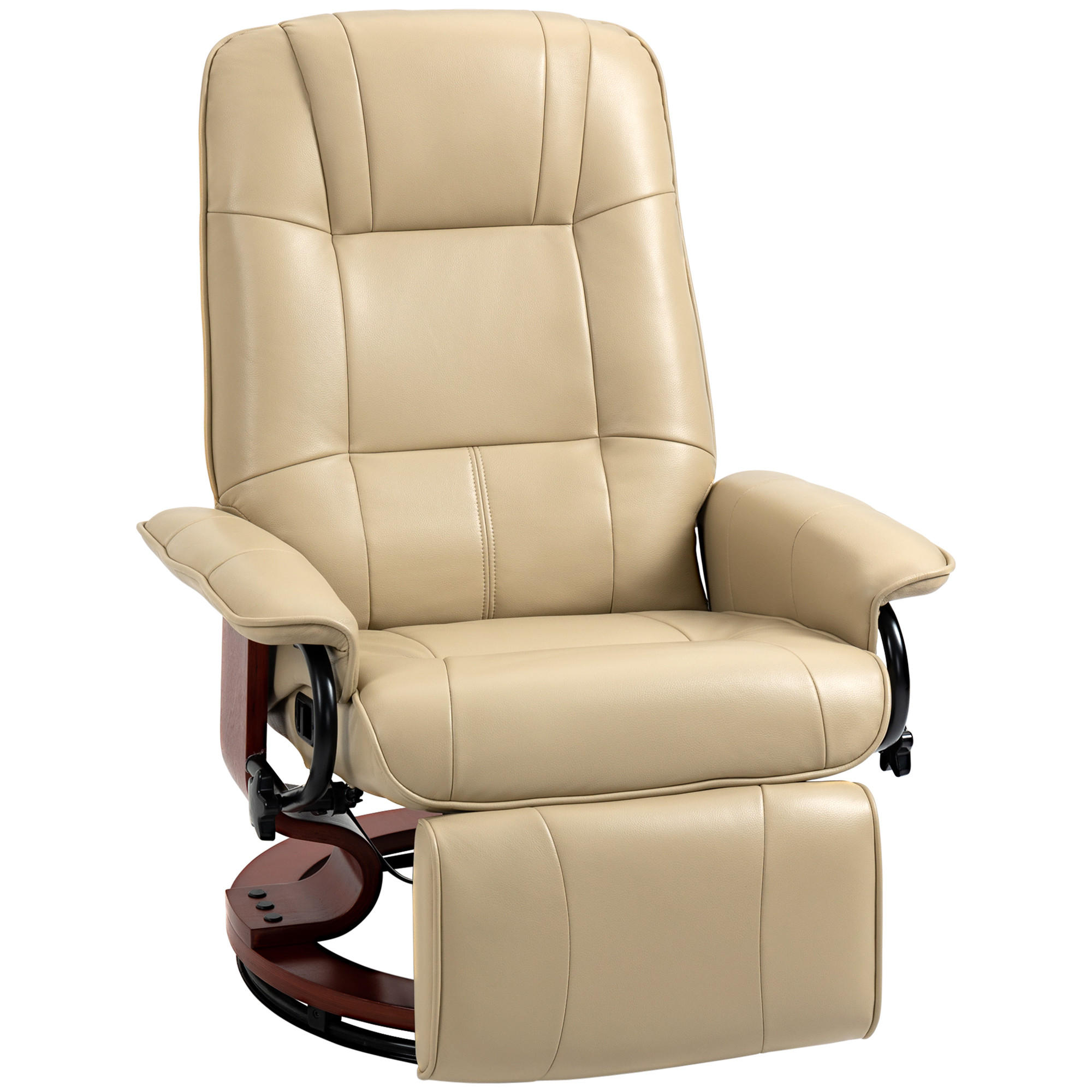 ComfortXL Massagesessel Creme 220.98x254x198.12 cm