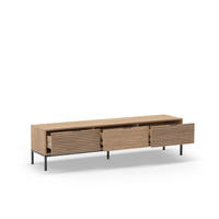 TV-STÄNDER Ariel Braun 180/40/48 cm - Braun, Holz (40/48/180cm) - Calicosy