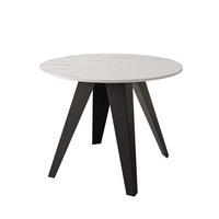 ESSTISCH ausziehbar auf MDF, Weiß - Schwarz/Weiß, Holzwerkstoff (100/100/76cm) - Idohome