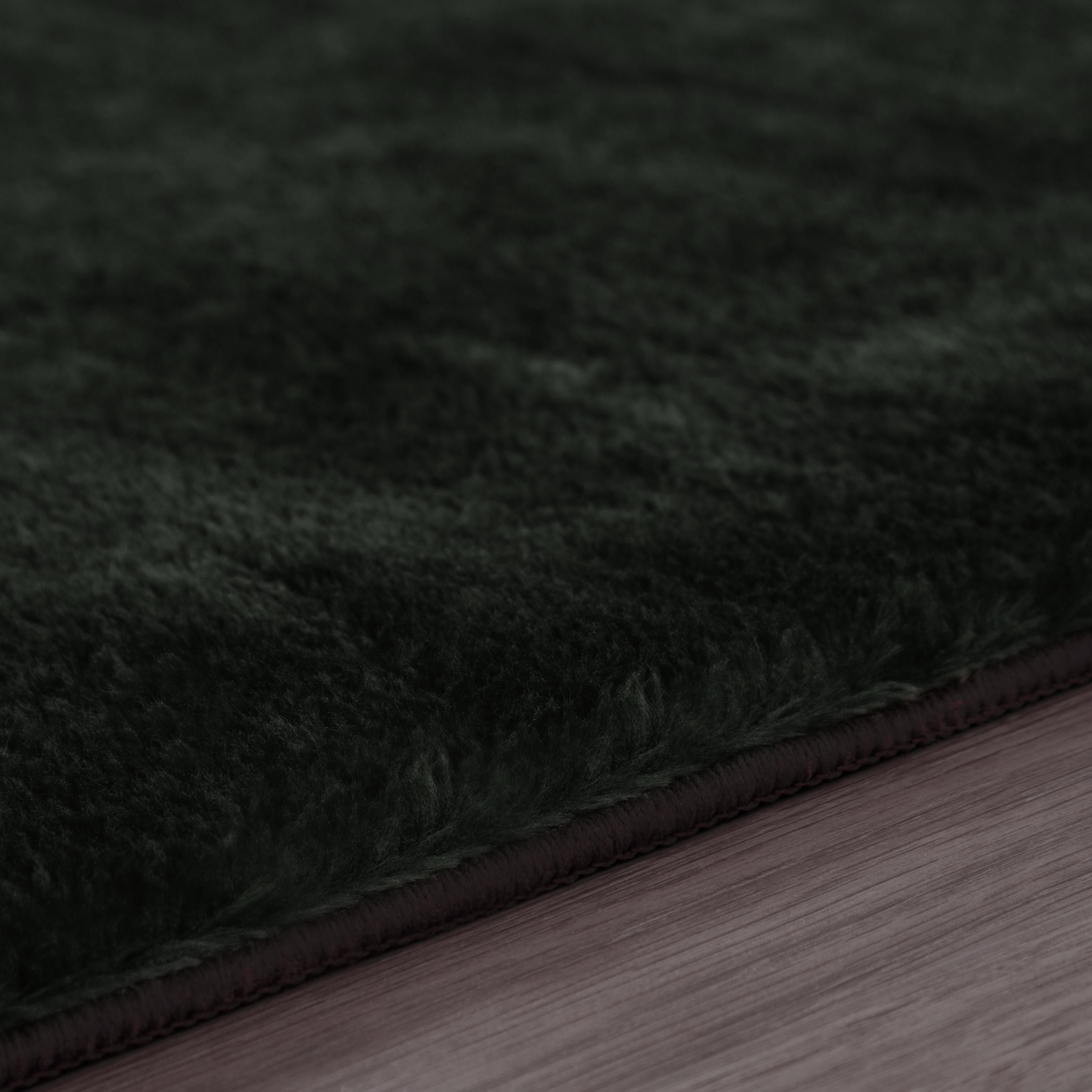 Thumbnail - Paco Home Kurzflorteppich, Schwarz, Textil, Rund, 200x200 cm, strapazierfähig, für Fußbodenheizung geeignet, Teppiche & ...