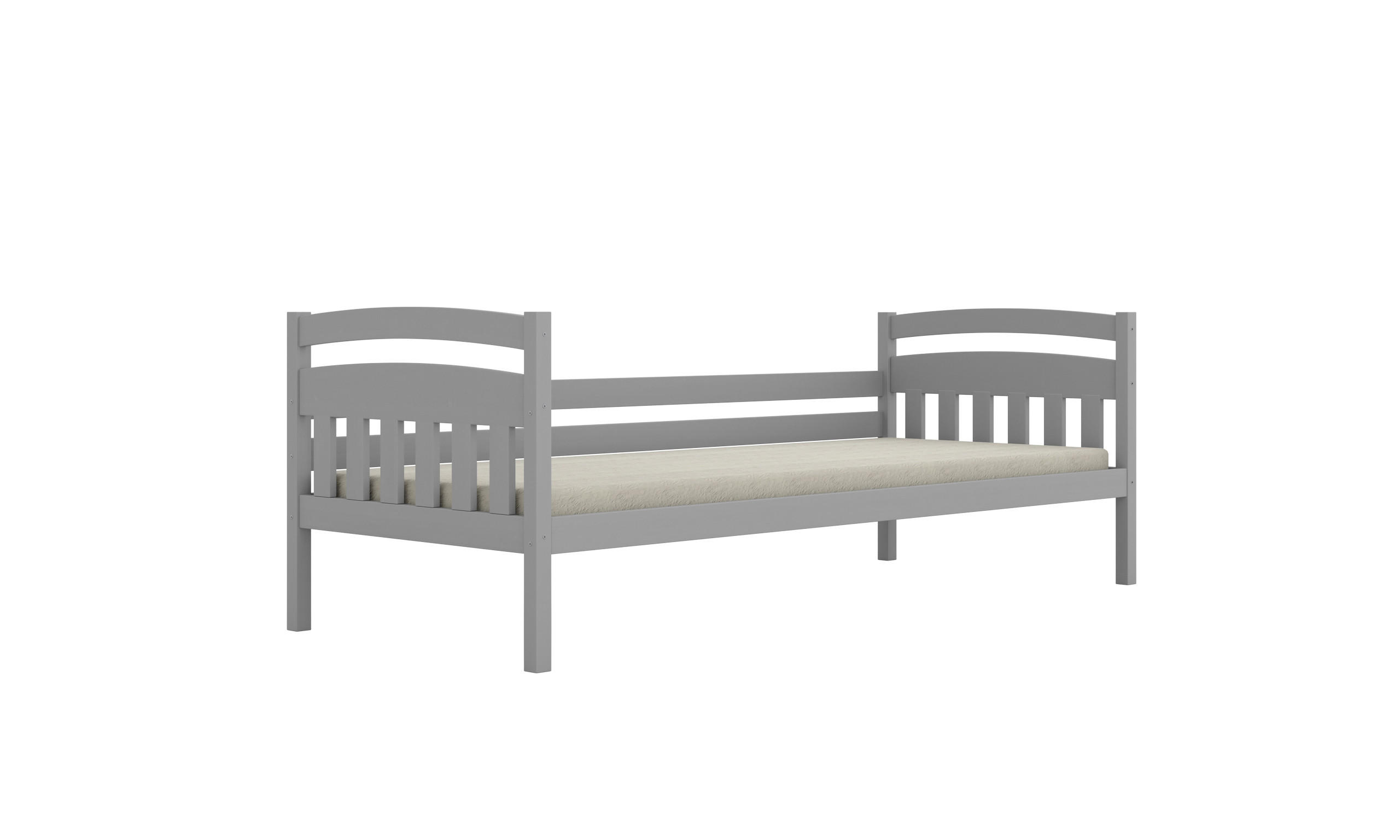 RAUMHIRSCH FURNITURE DĚTSKÁ POSTEL Tosia s matrací 90/180 šedá 90/180