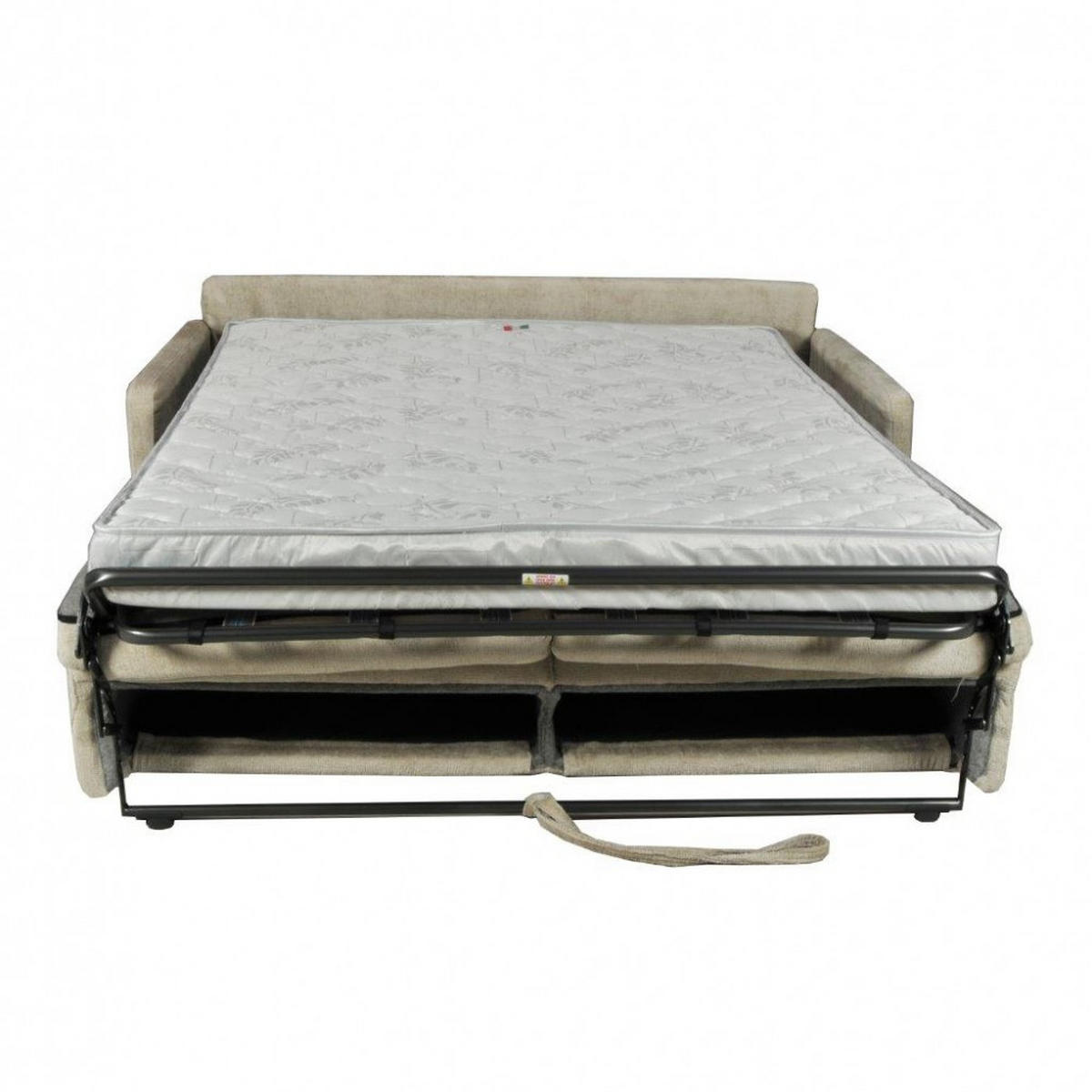 SCHLAFSOFA rapido 3 sitzer BERGAME aus Samt / Beige - Beige, Textil (174/88/210cm) - Weber Industries