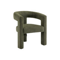 SESSEL - Strukturstoff - Grün - FAVINA - Grün, Textil (64/75/59cm) - Vente-Unique