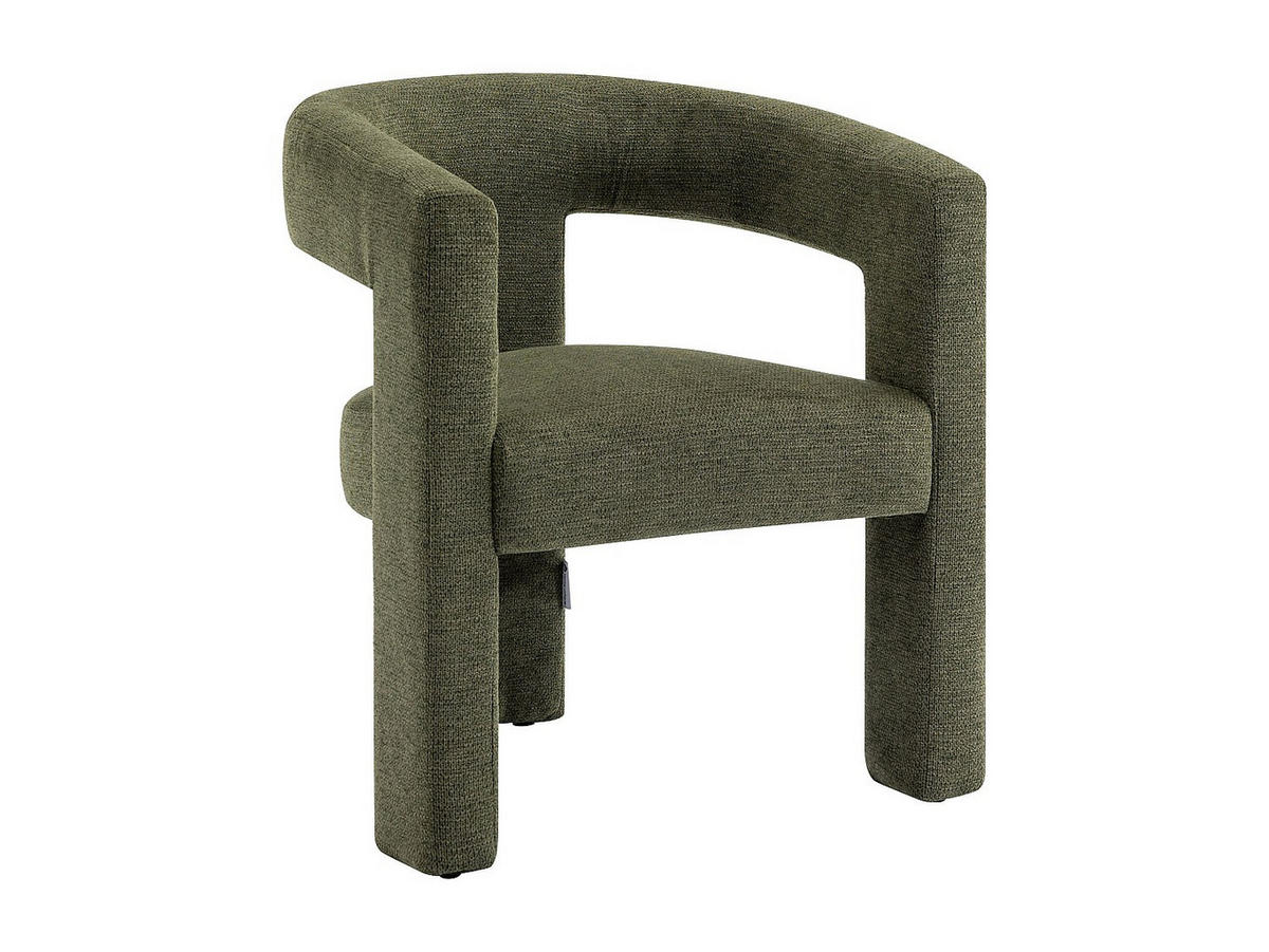 SESSEL - Strukturstoff - Grün - FAVINA - Grün, Textil (64/75/59cm) - Vente-Unique