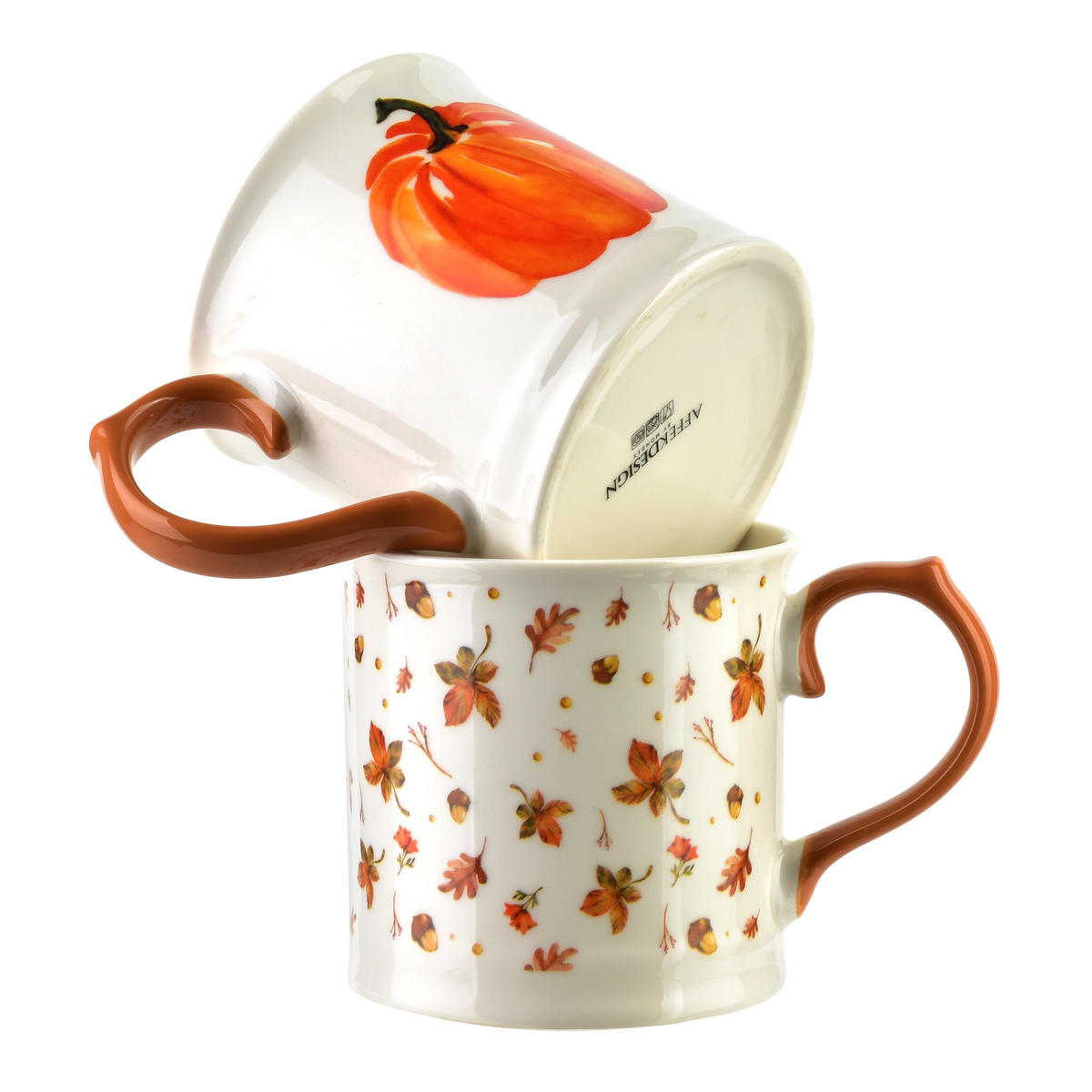 BECHER Rado Orange 9x13,5x8,8 cm Porzellan - Orange, Keramik (0.35L) - Mondex