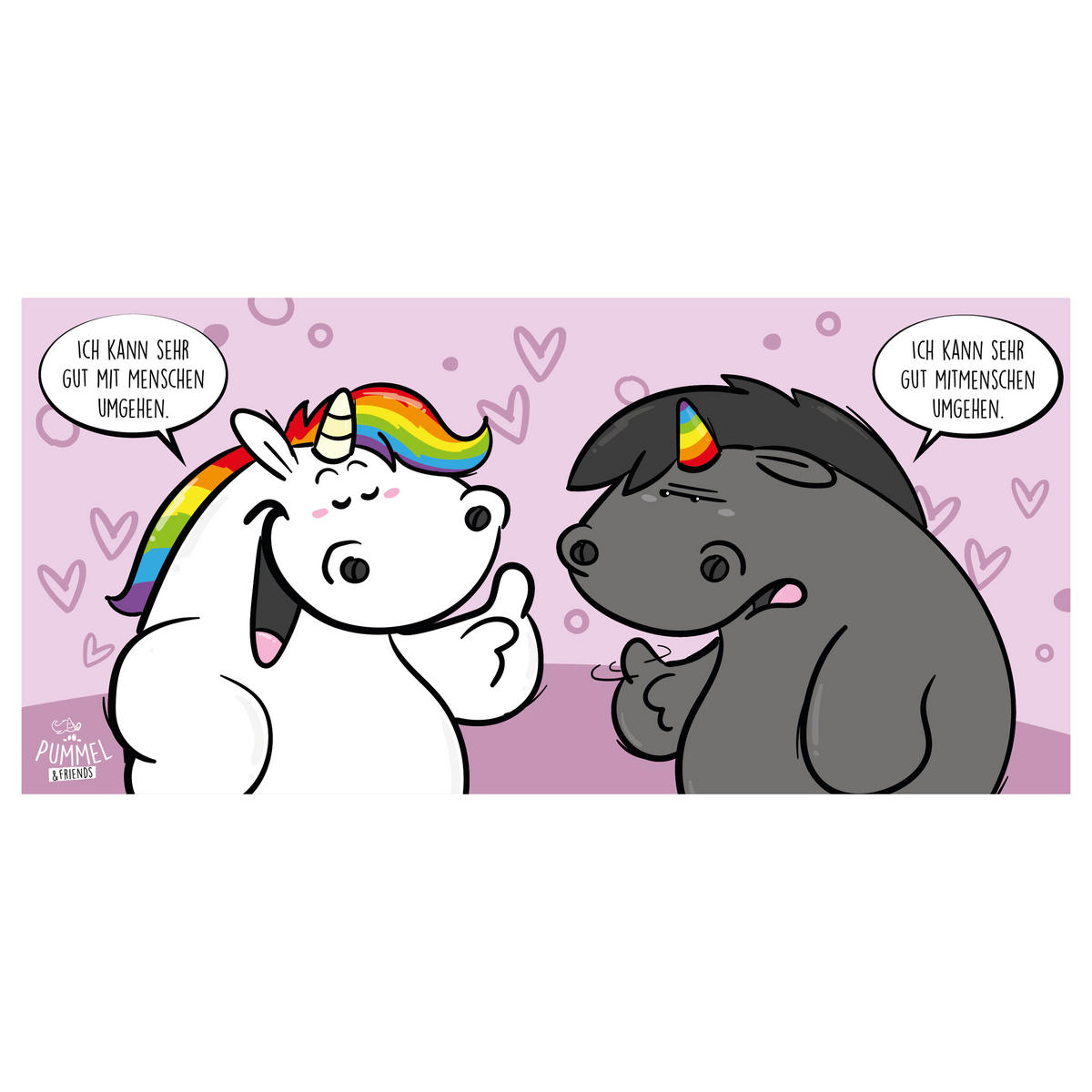 KAFFEEBECHER Pummel und Friends Mehrfarbig 320 ml - Multicolor, Keramik (0.32L) - United Labels