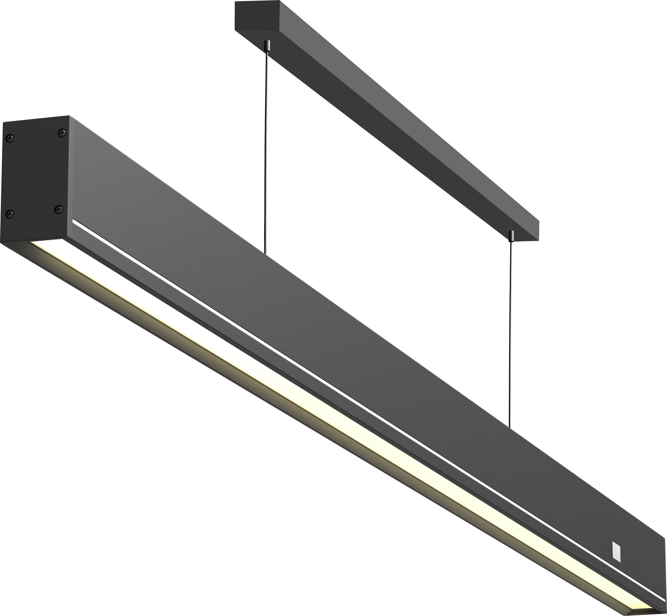 LED-PENDELLEUCHTE - mit Gestensteuerung, dimmbar und Farbtemperaturwechsel für elegantes Ambiente, 2er-Set - Weiß, Kunststoff (3.5/120/6cm) - Northpoint