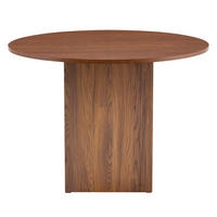 ESSTISCH 100/100/76 cm Walnuss aus MDF mit offenen Stauraumfächern - Walnussfarben, Holzwerkstoff (100/100/76cm) - OKWISH