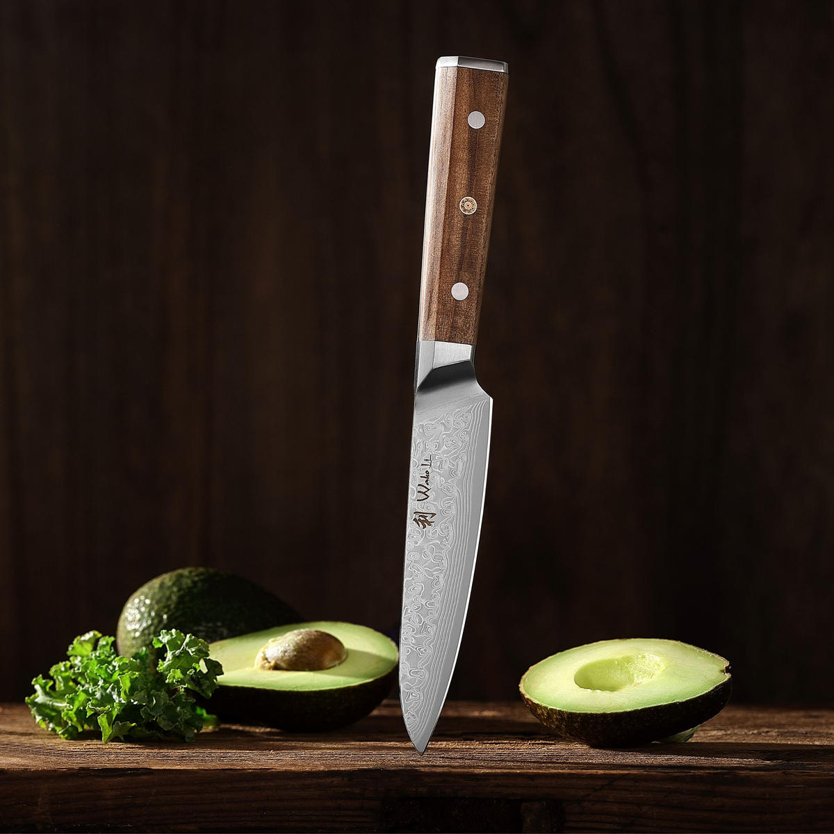 ALLZWECKMESSER 12 cm - Braun, Metall (24cm) - Wakoli